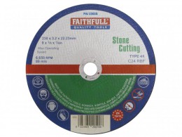Faithfull Cut Off Wheel 230x3.2x22 Stone £2.99